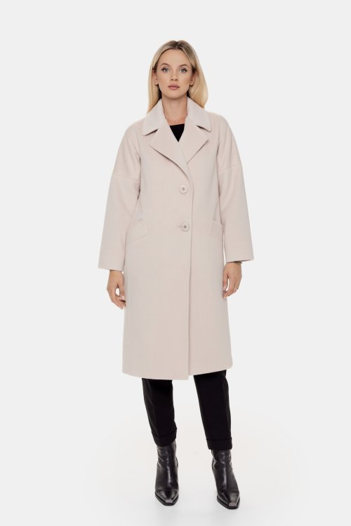 Płaszcz Venecja kremowy